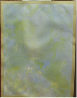 Blue and yellow underpainting (steps 1-5)